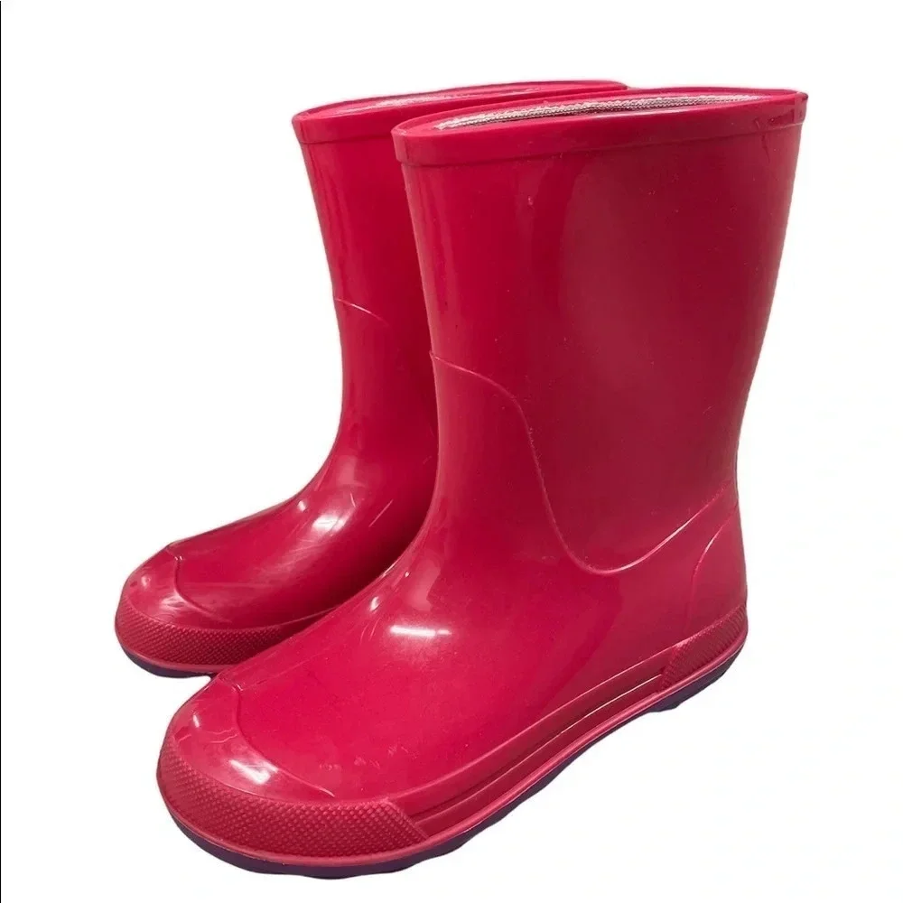 Toddlers Pink Rain Boots size 11-12 Made in Canada